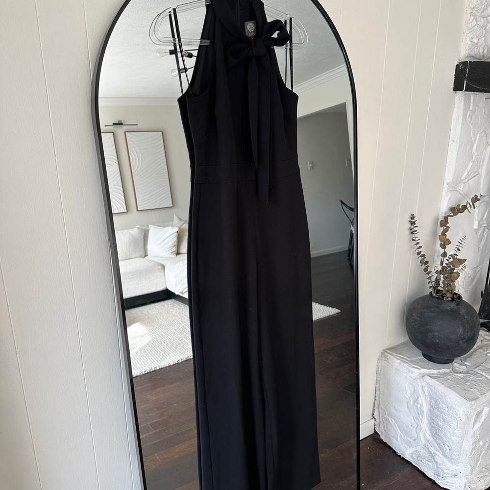Vince Camuto Black Halter Jumpsuit
